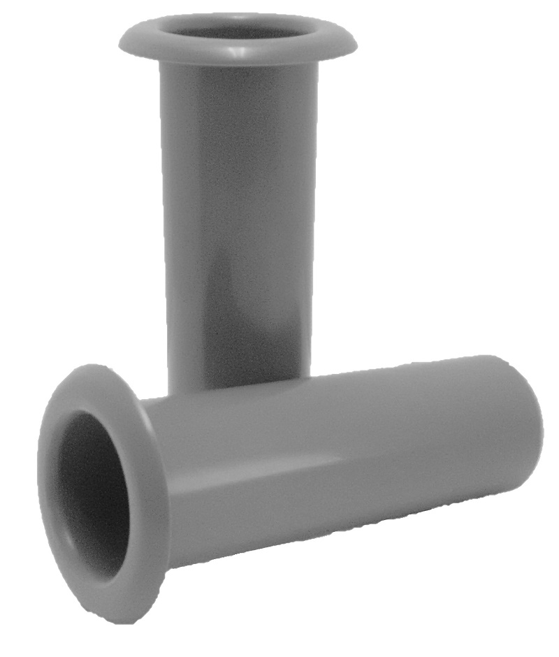 お墓用花立 プラスチック製 中入れ式 筒径:59mm リング下深さ:180mm [PC59(L)]